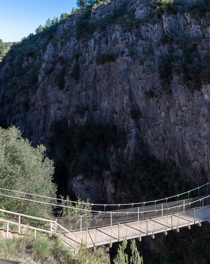Chulilla a vista de dron, uno de los pueblos más bonitos de Valencia