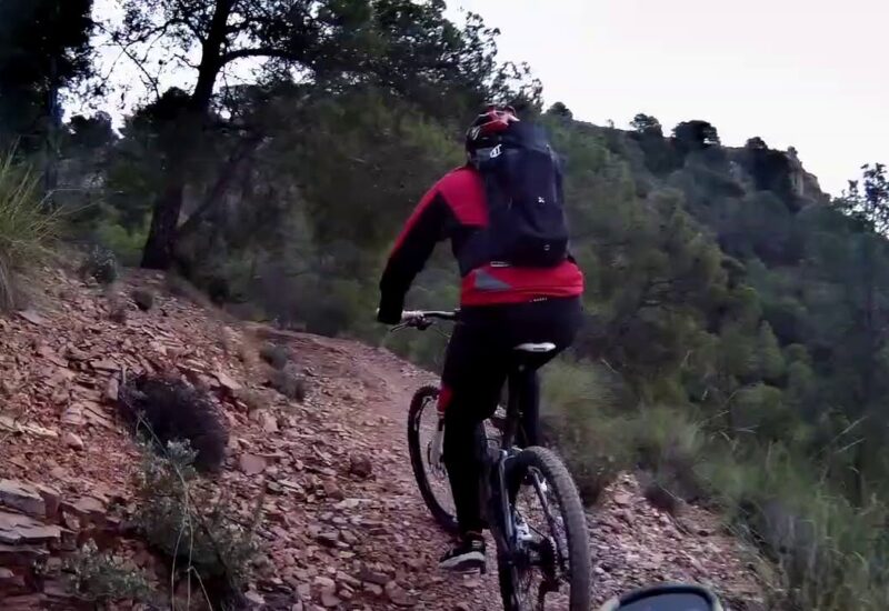 Ruta MTB en Sierra Espuña: Senda de las Mil Curvas, del Dinosaurio y del Agua (Murcia)