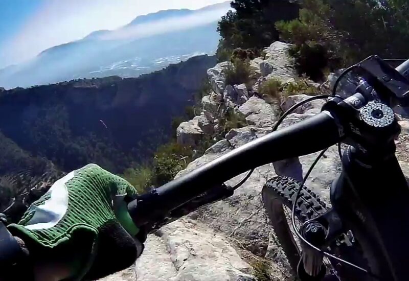 Barranc del Cint, Pic de les Pedreres y Castellar en MTB (Alcoy)